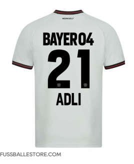 Günstige Bayer Leverkusen Amine Adli #21 Auswärtstrikot 2023-24 Kurzarm